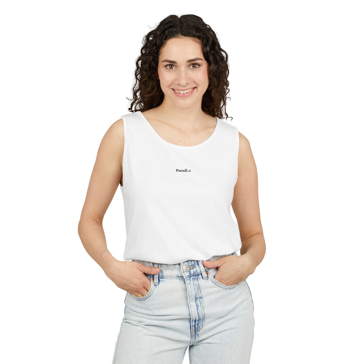 Minimalist Unisex Garment-Dyed Tank Top - Perfect for Summer Style