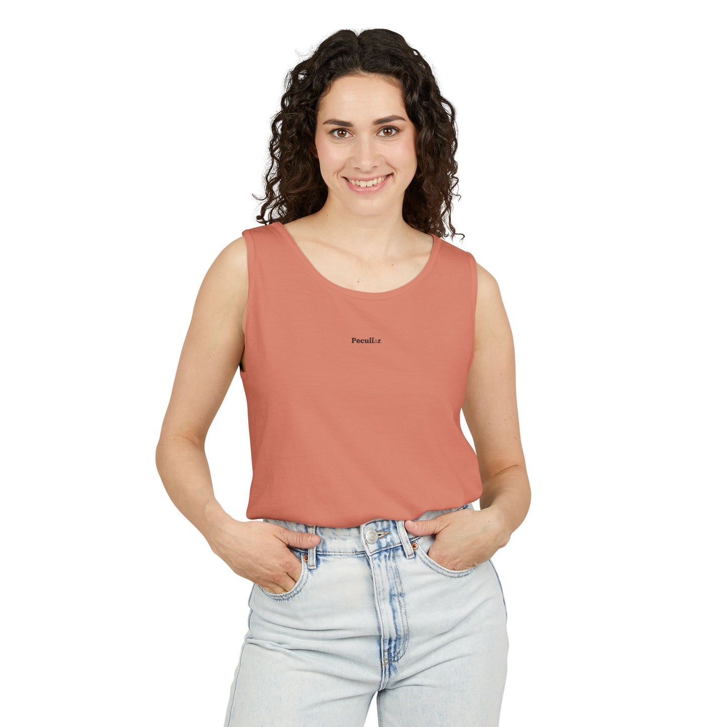Minimalist Unisex Garment-Dyed Tank Top - Perfect for Summer Style