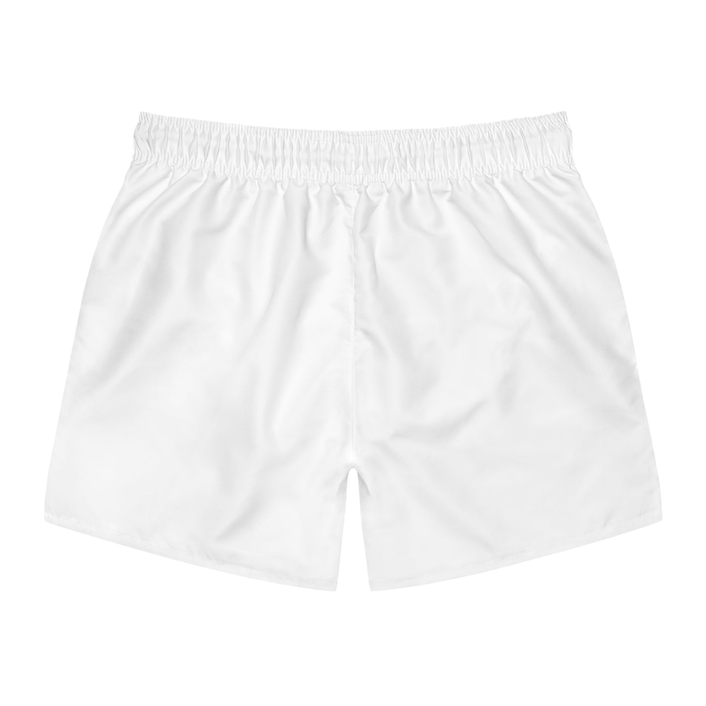 Peculiar White Swim Trunks - Stylish Summer Shorts for Beach and Pool