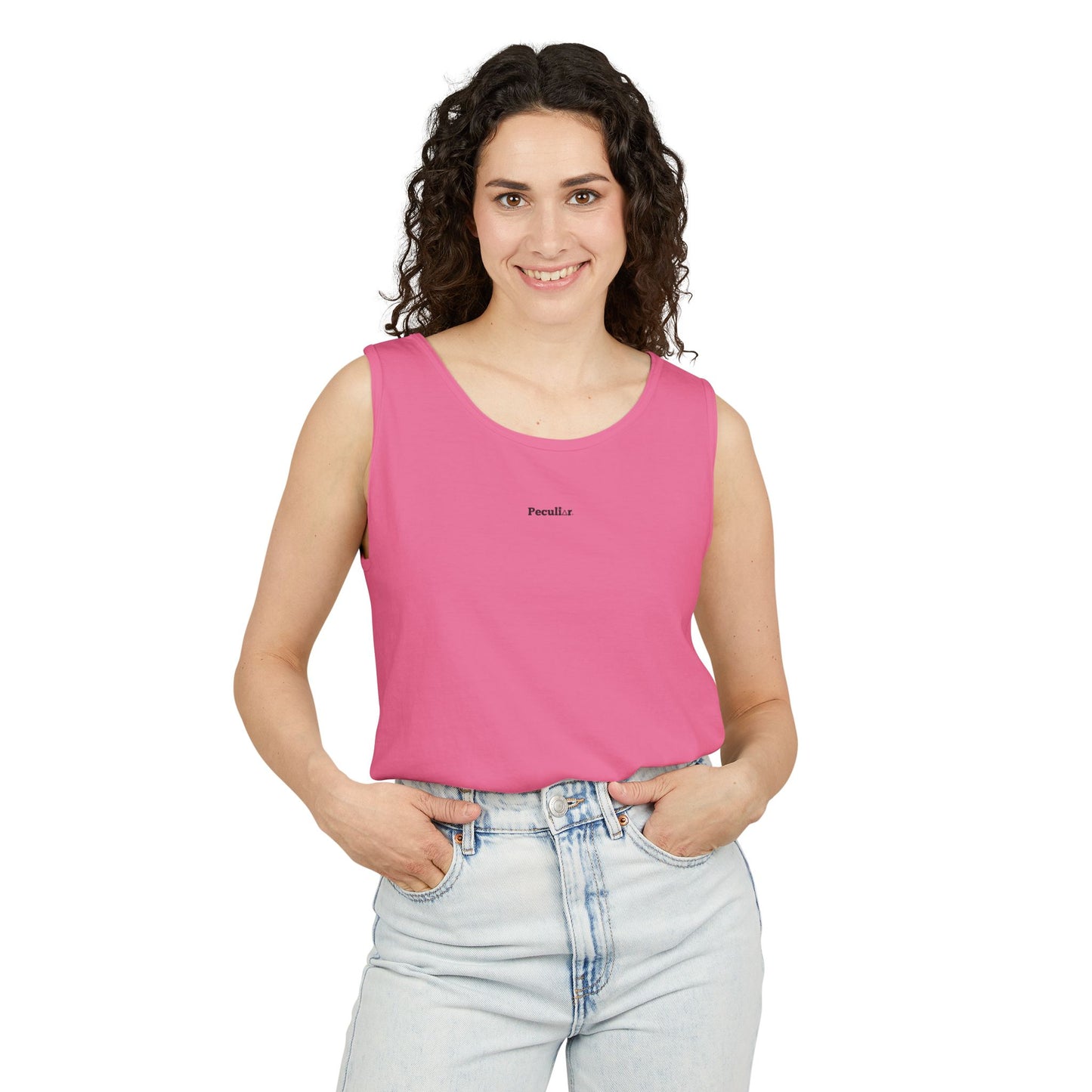 Minimalist Unisex Garment-Dyed Tank Top - Perfect for Summer Style