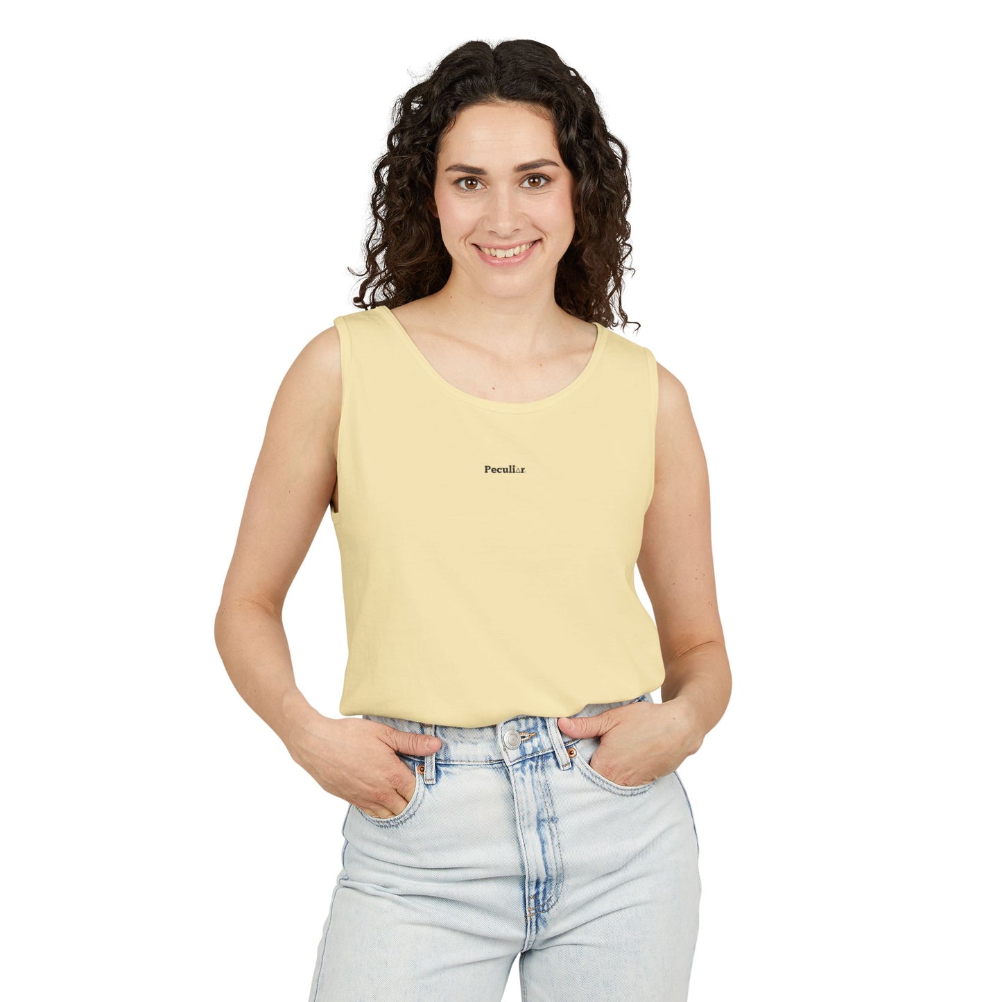 Minimalist Unisex Garment-Dyed Tank Top - Perfect for Summer Style