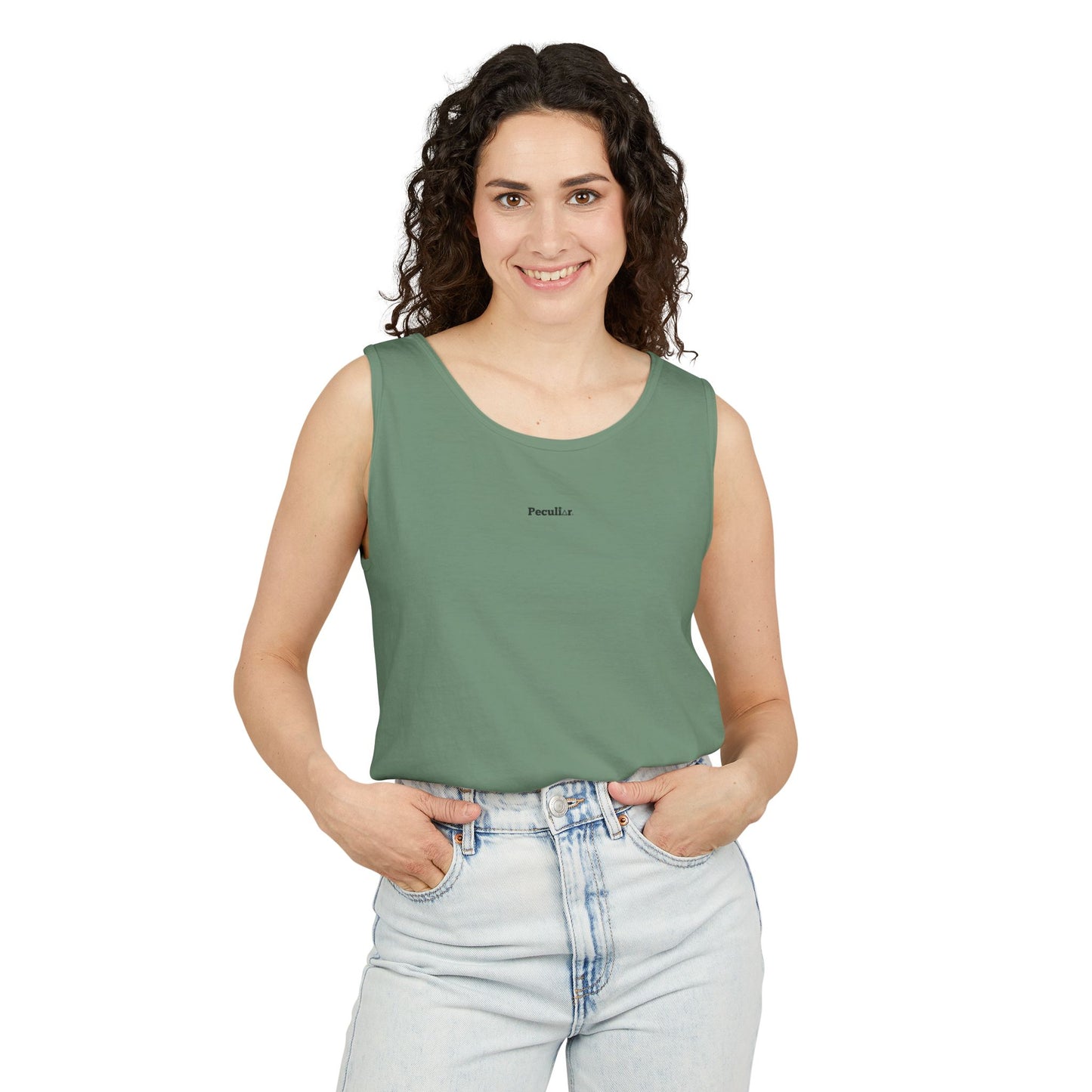 Minimalist Unisex Garment-Dyed Tank Top - Perfect for Summer Style
