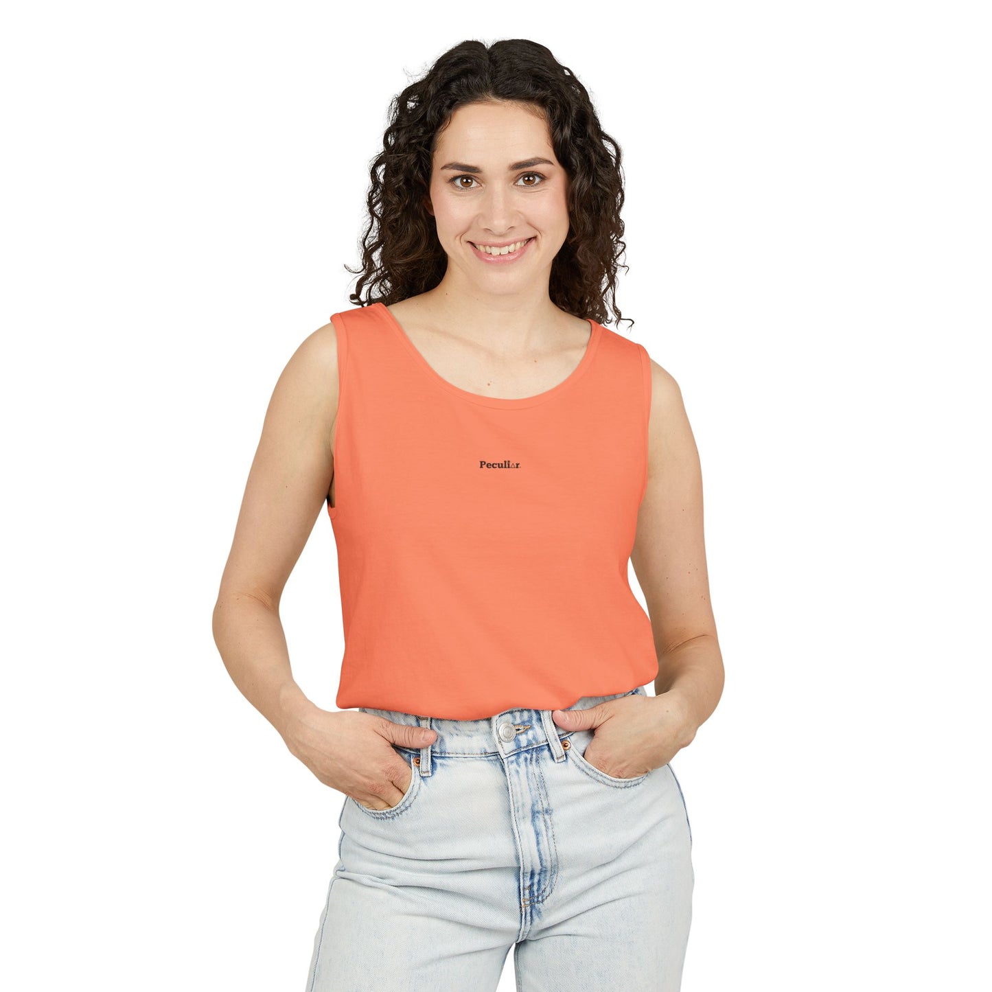 Minimalist Unisex Garment-Dyed Tank Top - Perfect for Summer Style