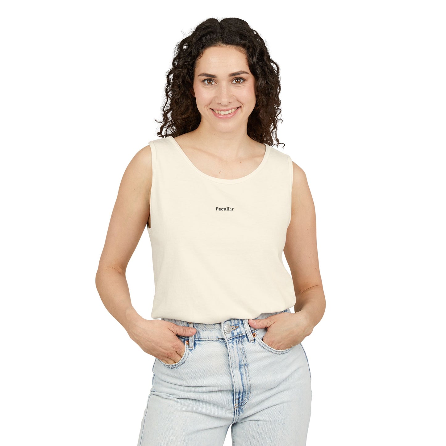 Minimalist Unisex Garment-Dyed Tank Top - Perfect for Summer Style