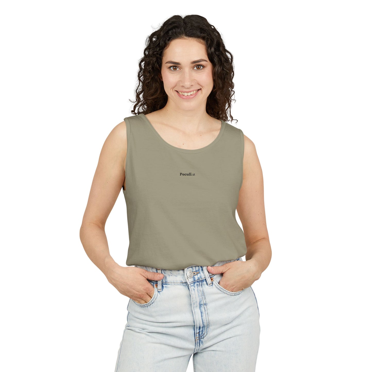 Minimalist Unisex Garment-Dyed Tank Top - Perfect for Summer Style