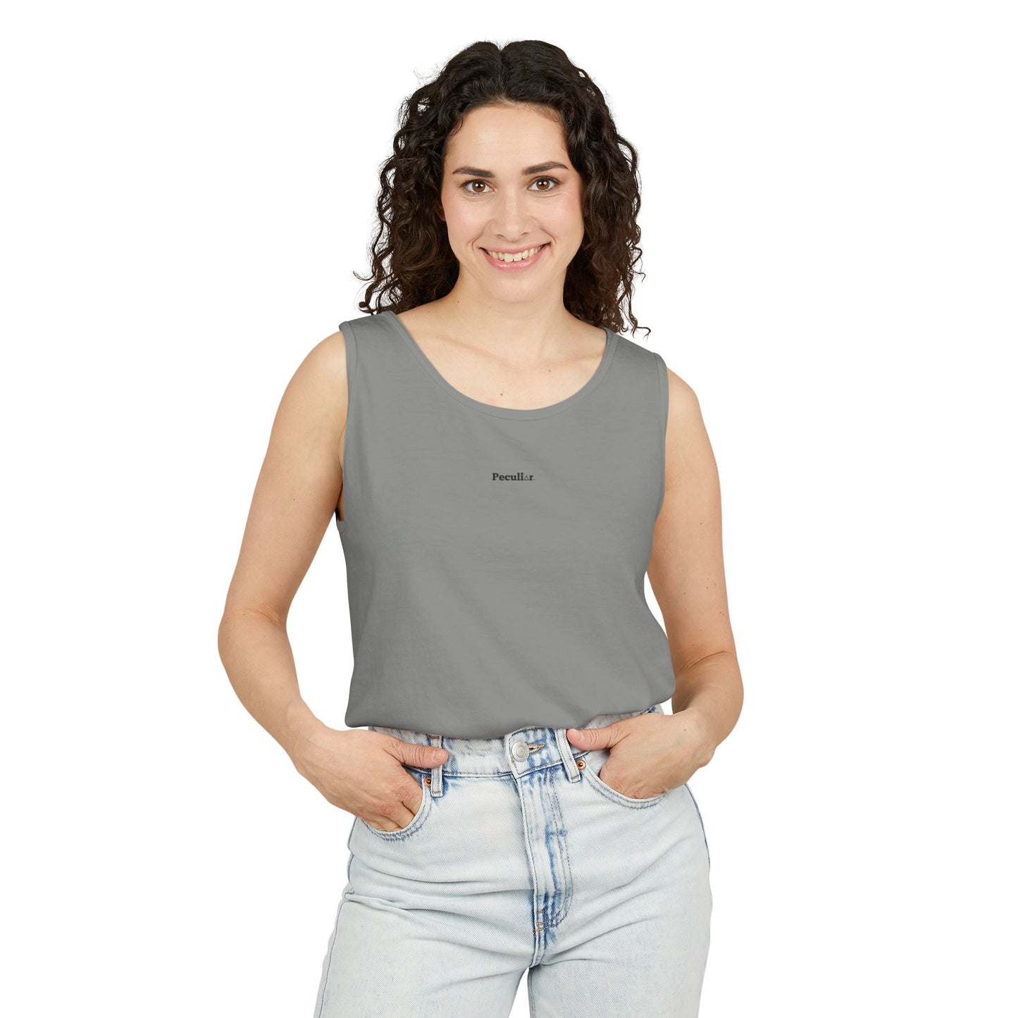 Minimalist Unisex Garment-Dyed Tank Top - Perfect for Summer Style