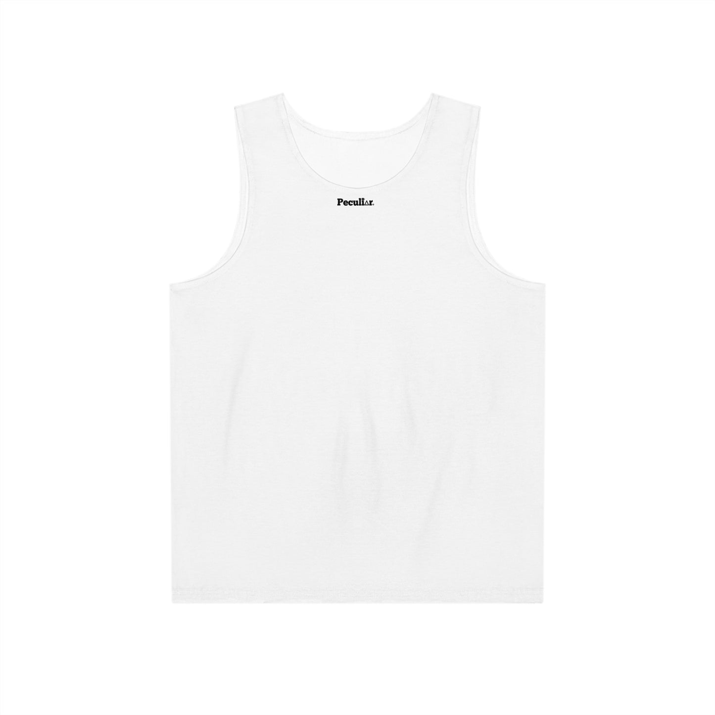 Men's Casual Tank Top with "Peculiar" Design - Perfect for Summer & Beach Wear