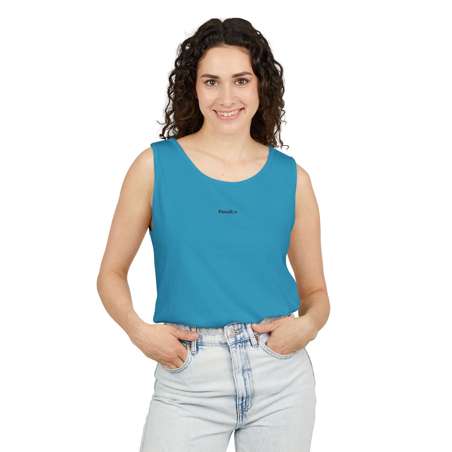 Minimalist Unisex Garment-Dyed Tank Top - Perfect for Summer Style