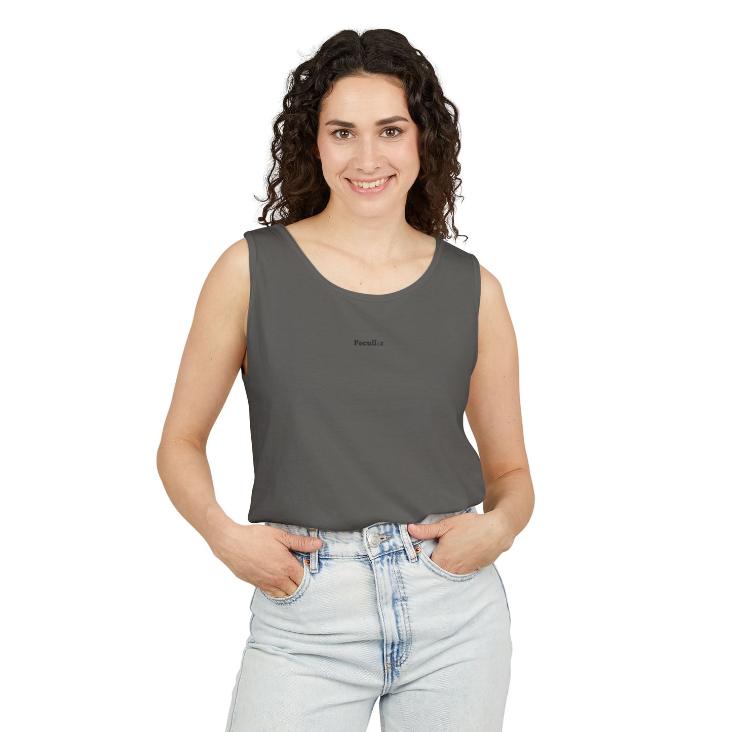 Minimalist Unisex Garment-Dyed Tank Top - Perfect for Summer Style