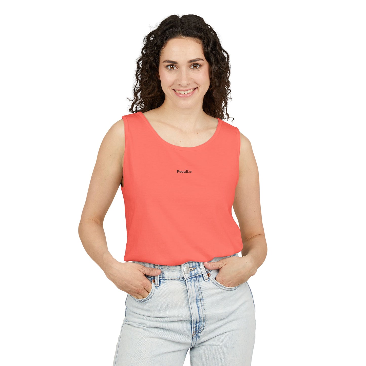 Minimalist Unisex Garment-Dyed Tank Top - Perfect for Summer Style