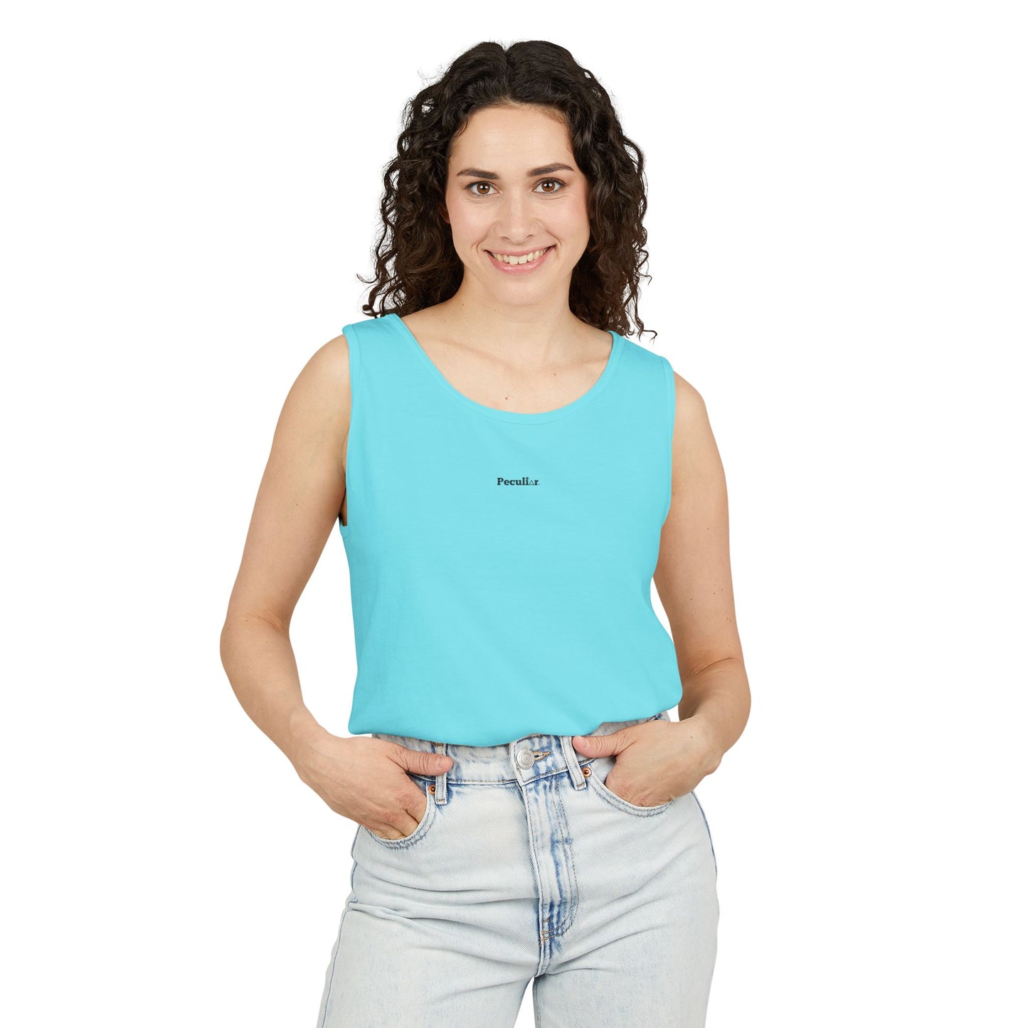 Minimalist Unisex Garment-Dyed Tank Top - Perfect for Summer Style