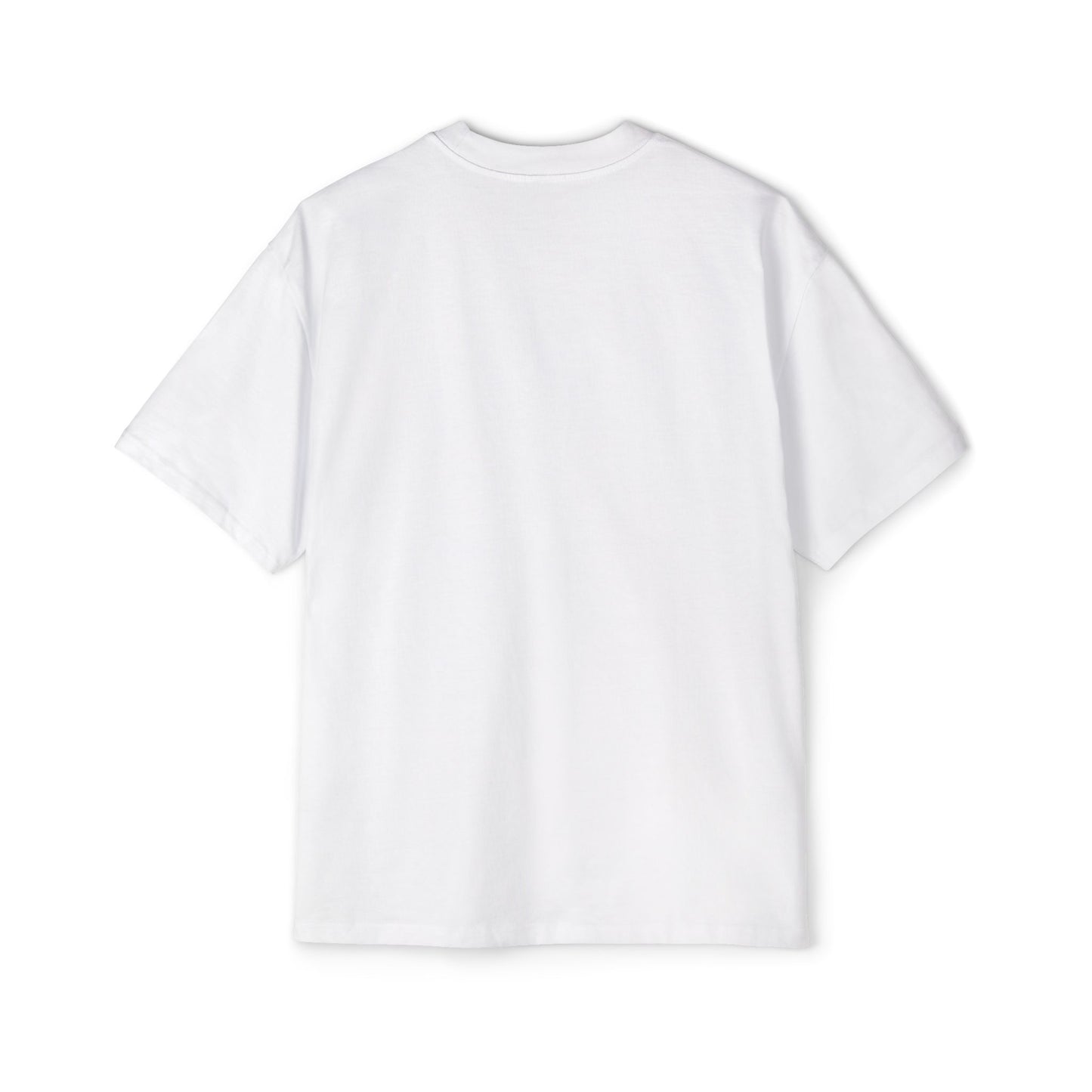 Peculiar Oversized Tee - Casual White T-Shirt for Unisex Style and Comfort